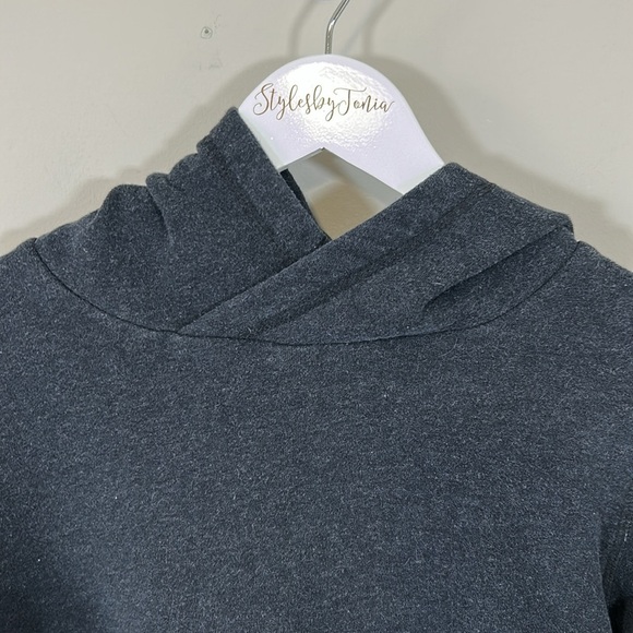 Marine Layer Anytime Hoodie Dark Grey Heather Womens Sweatshirt Sz S